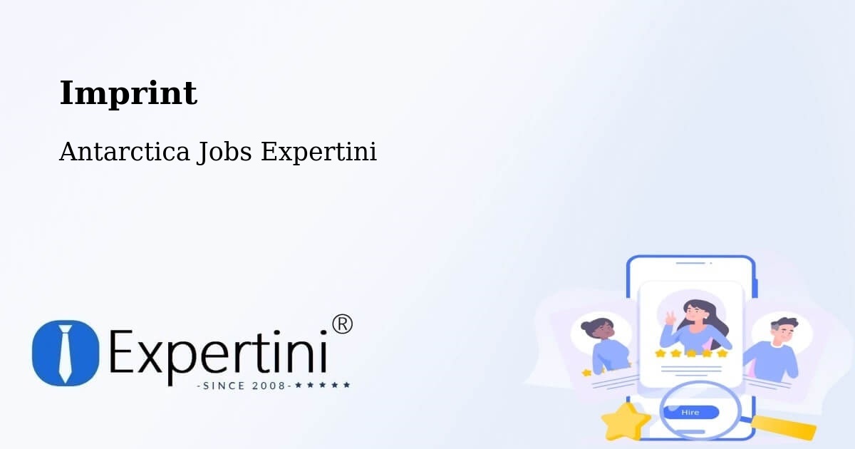 Imprint - Antarctica Jobs Expertini