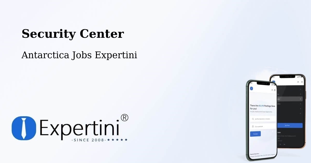 Security Center - Antarctica Jobs Expertini